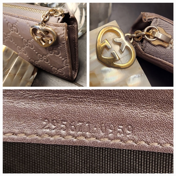 GUCCI GG Leather Zip Wallet in Lavender 2956710959 - Picture 5 of 15
